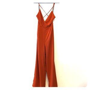 NWT forever 21 size medium “Rust” Jumpsuit